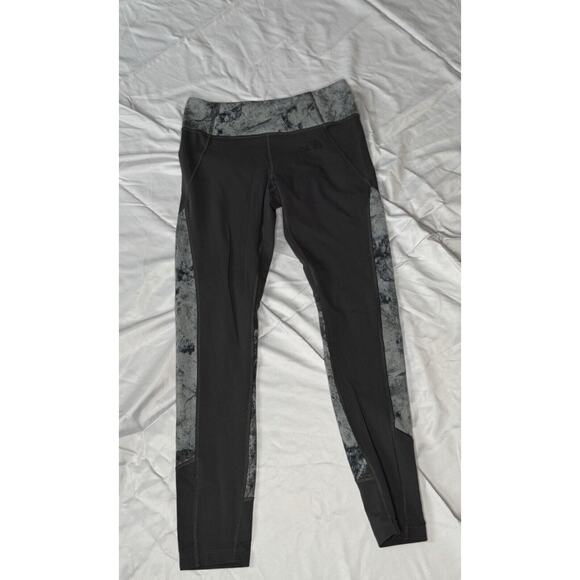 The North Face Leggings Womens Medium Gray Running Hiking‎ Yoga Athletic Pants - Picture 1 of 6